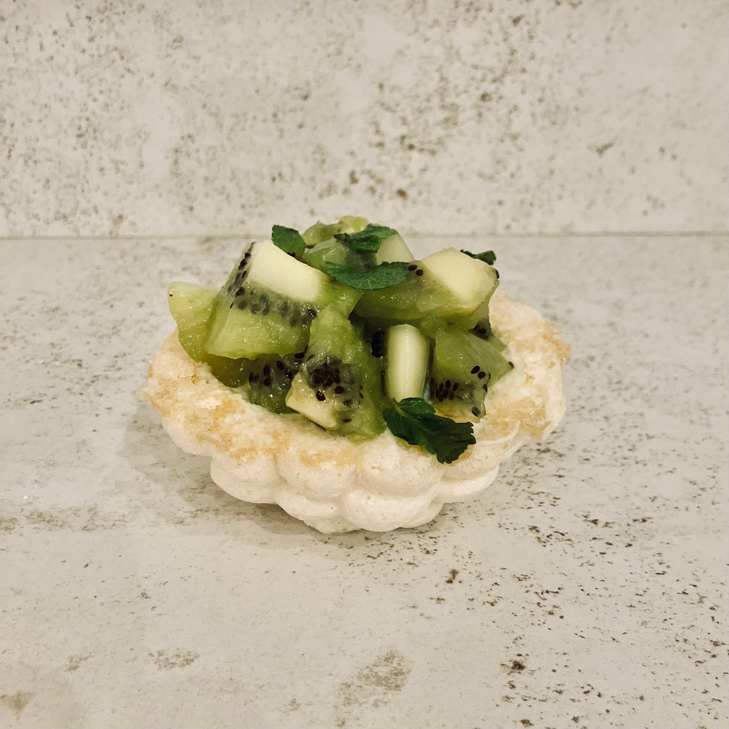Pavlova kiwi-menthe 2 personnes